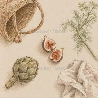 Table Plant Chronicle · Illustration AI Image
