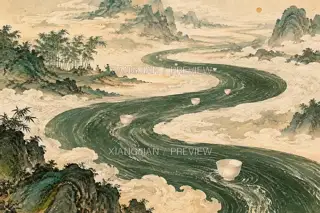 The Orchid Pavilion · A Cup Drifts Past