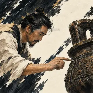 Pattern beneath the Handle · Illustration Image