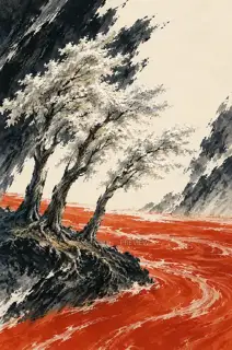 Three Crowns in the Wind · Illustration Image