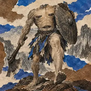 The First Step · Paper Art AI Image