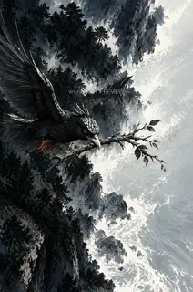 Between Mountain and Sea · Illustration Image