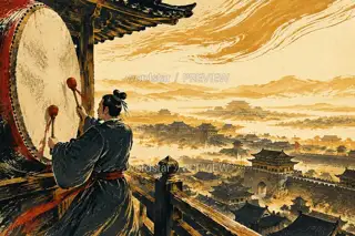 Evening Over Chang'an · Illustration Image