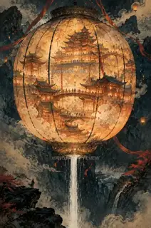 Inside the Lantern · Illustration AI Image