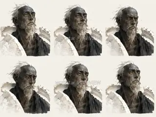 Tide-Crossing Listener · Salt Shell Hiding Sound · Expression · Illustration Image