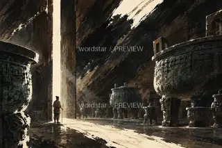 Bronze in the Storehouse · Illustration Image