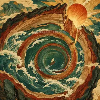 A Boat Among the Rings