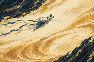 Music over the Dunes · Illustration Image