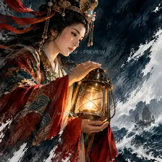 Keeping the Lamp Alight · Illustration Image