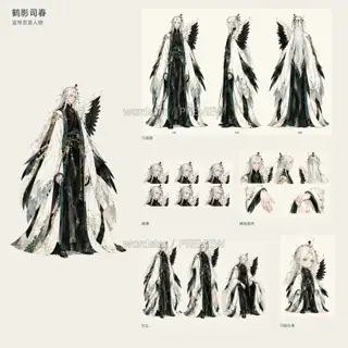 Crane Shadow Spring Herald · Promo Page Original Character · Overview · Illustration Image