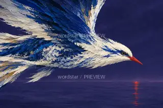 The White Head Turns East · Illustration Image