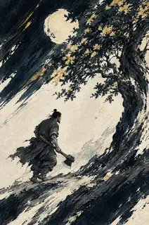 Returning with the Axe · Illustration Image