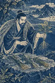 Sorting on Stone · Illustration AI Image