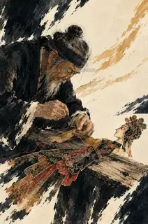 Mending the Puppet Hand · Illustration Image
