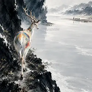 The Quiet Riverbank · Illustration Image