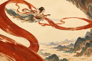 Ribbons Across the Void · Illustration Image