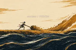 An Inch Above the Flood · Illustration Image