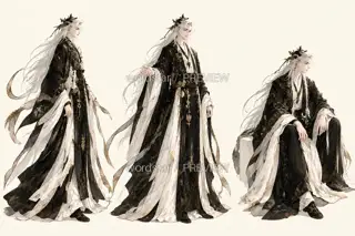 Dream Weaver of Mountains and Seas, promo page original character, movement · Illustration Image