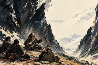 Song in the Gorge · Illustration Image