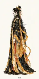 Golden Musician - Promotional Original Character - Left Side · Illustration Image