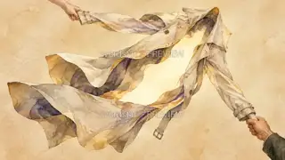 Wind passes through the sleeve · Illustration Image