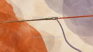 The light through the needle eye · Illustration Image