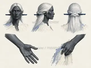 Lady of Mist Division - Mist-Cut Void Robe - Divine Components and Gestures · Illustration Image