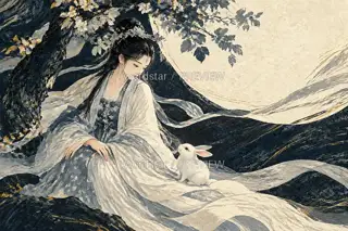 Pausing beneath the Laurel · Illustration Image