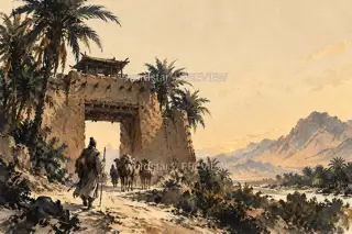 The Oasis Gate · Illustration Image