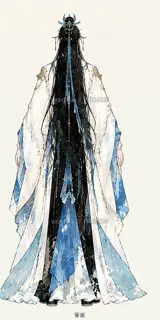 Moonlit Tide Walker · Promo Page Original Character · Back · Illustration Image