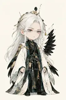 Crane Shadow Spring Herald, Original Promo Page Character, Chibi Avatar · Illustration Image