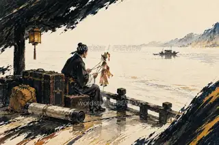 Cases at the Ferry · Illustration Image