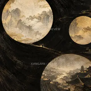 Three Pale Circles